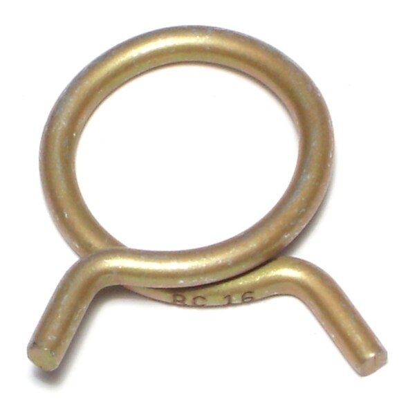 Midwest Fastener 1" OD Zinc Plated Steel Hose Clamps 10PK 70216 - main